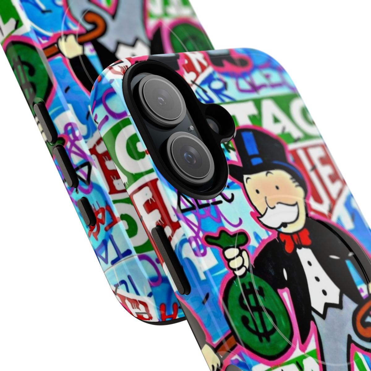 Monopoly-themed magnetic phone case with a durable design - Detail