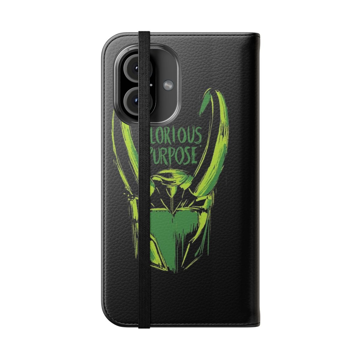 Glorious Loki-Inspired Phone Case - Folded Front