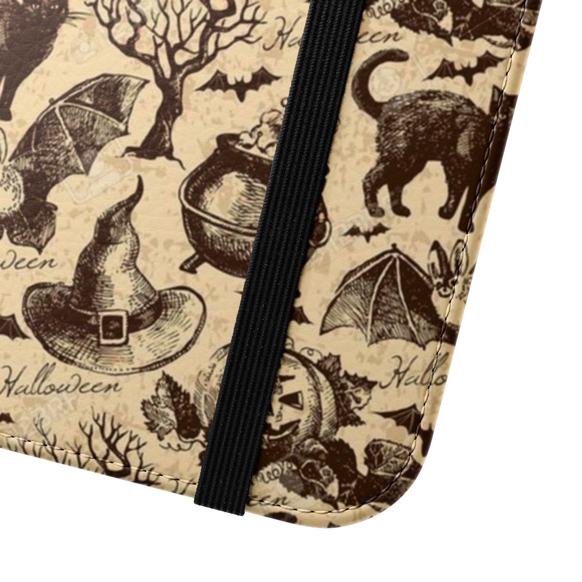 Stylish Halloween phone case with a spooky, custom design - Close Up