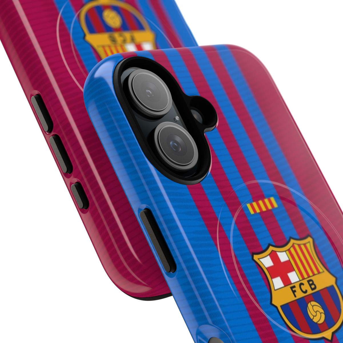 Barcelona football club phone case with magnetic closure and tough protection - Detail