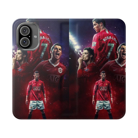 Cristiano Ronaldo Inspired Flip Cover Phone Case