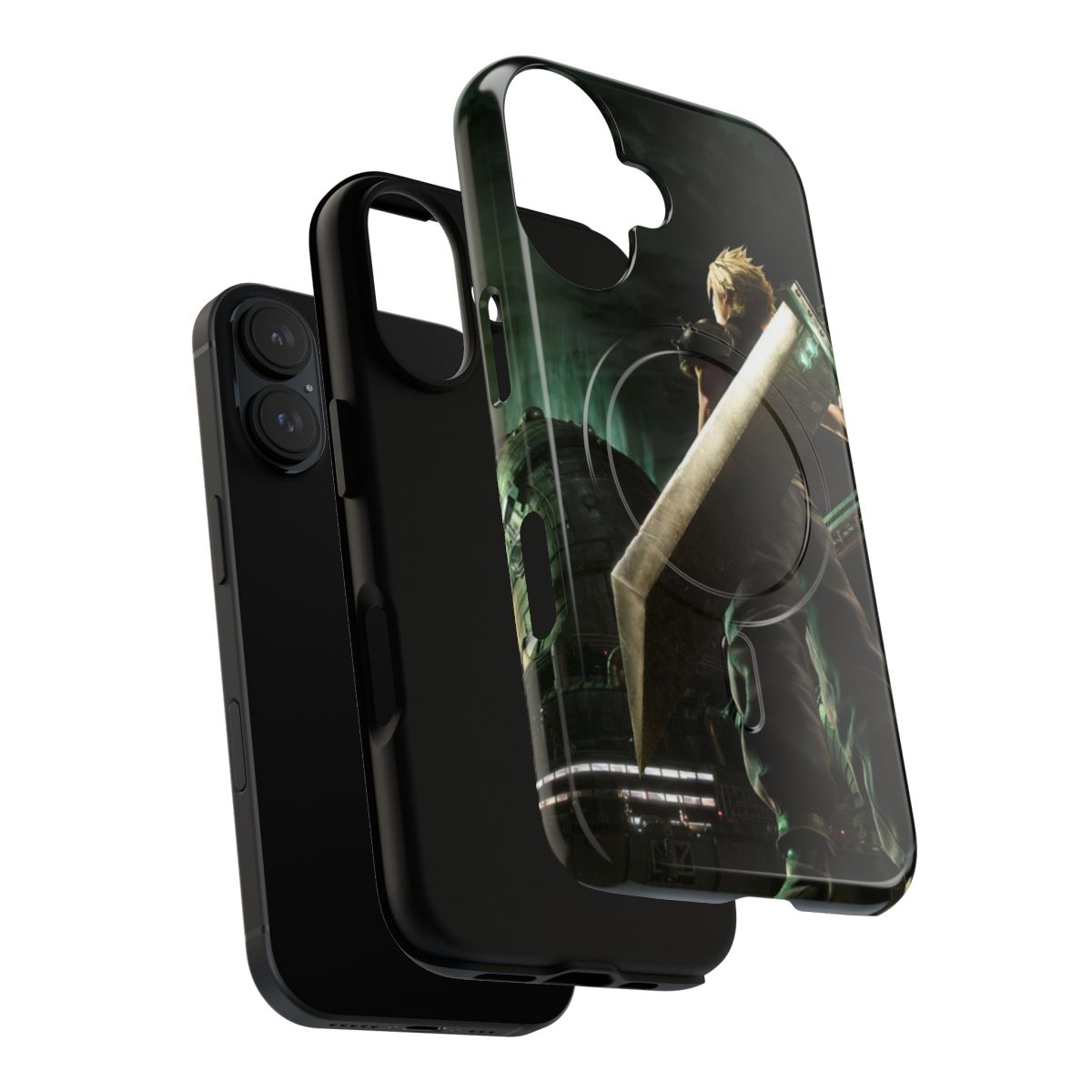 Cloud Strife versus ShinRa Magnetic Tough Case for Final Fantasy VII Fans - Layers