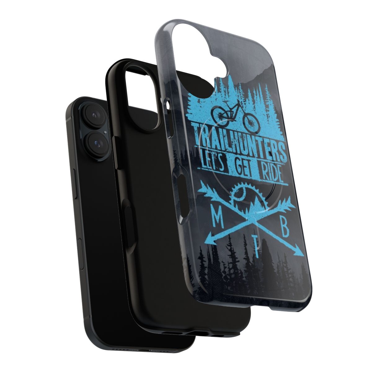 Rugged and magnetic phone case for mountain biking enthusiasts - Layers