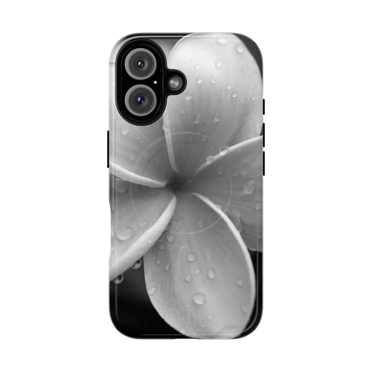 Vibrant floral photography printed on a durable magnetic phone case