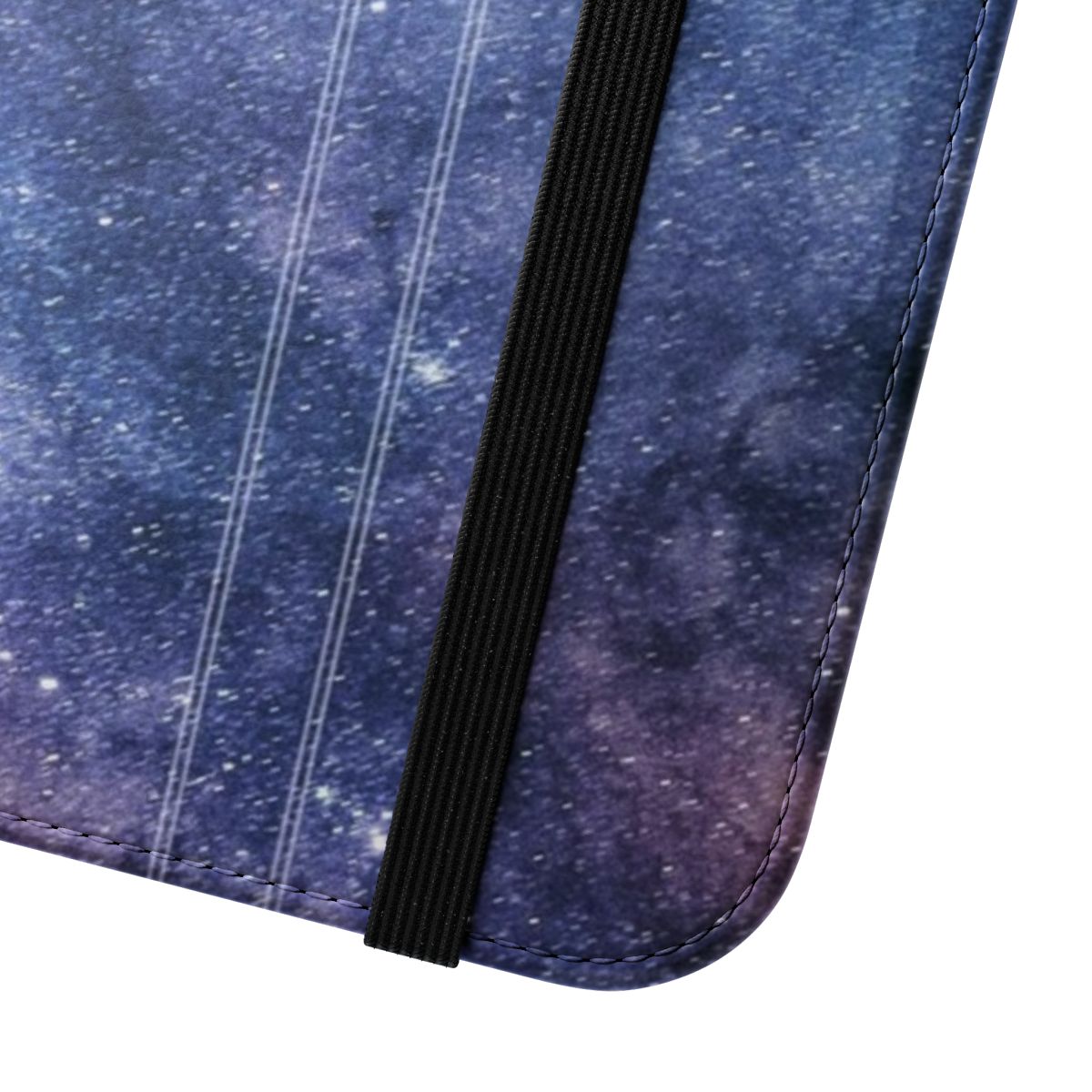 Galactic Empire-themed flip cover phone case with cosmic, futuristic design - Close Up