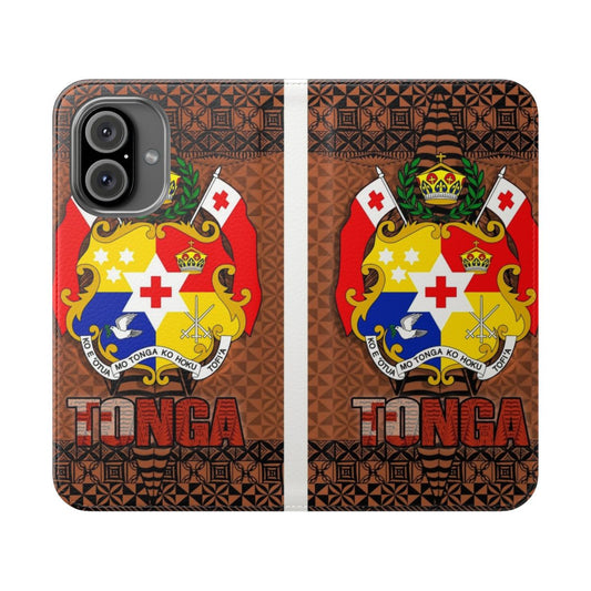 Polynesian-inspired Tonga phone case featuring vibrant Tongan designs