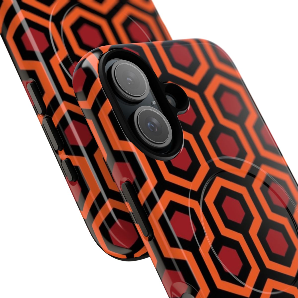 Protective phone case inspired by the iconic carpet pattern from the movie The Shining - Detail