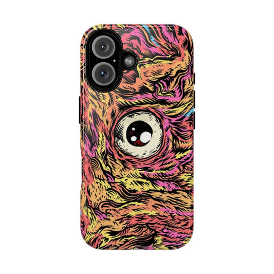 Eyephone-themed magnetic tough phone case with original horror graphic art