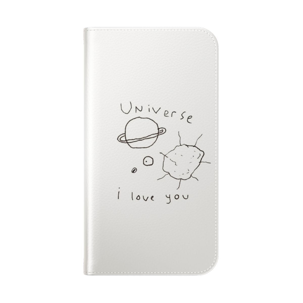 Matthew Grey Gubler inspired flip cover phone case - Folded Back