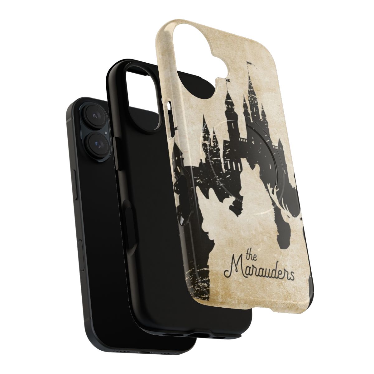 Magical phone case featuring the Marauders Castle from the wizarding world - Layers