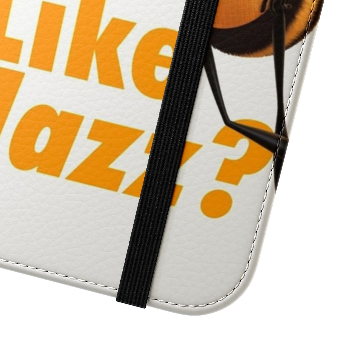 Bee Movie Themed Flip Phone Case with Funny Meme Design - Close Up