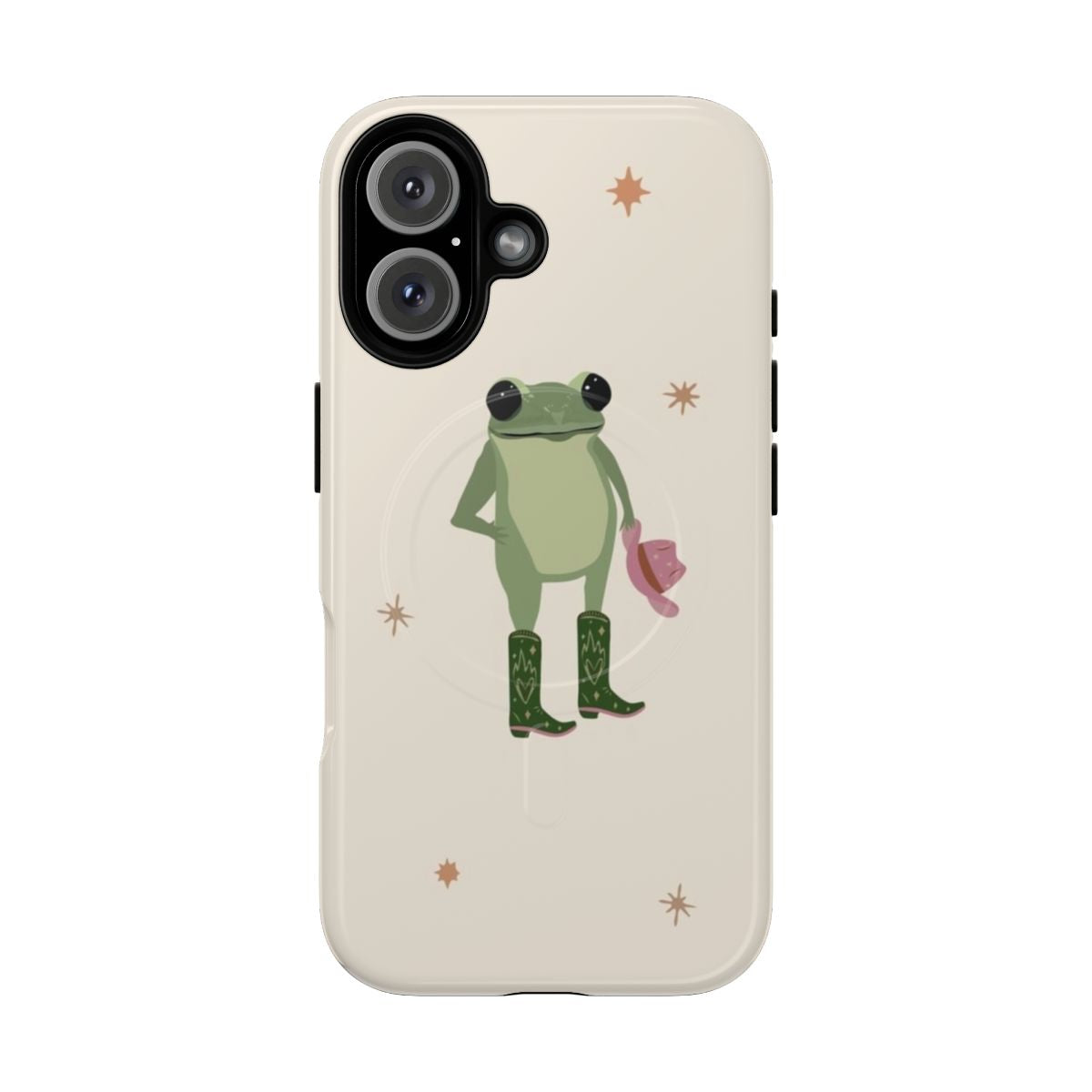 Frog Cowgirl Magnetic Tough Phone Case