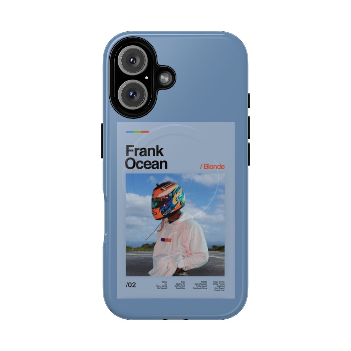 Minimalist phone case inspired by Frank Ocean's album "Blond"