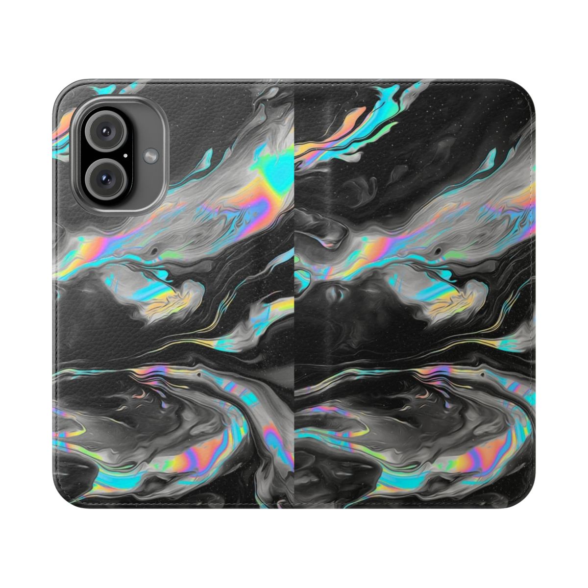 Abstract marble texture phone case with minimalist design