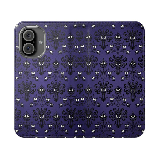 Haunted Halls Gothic Phone Case - Spooky Cellphone Cover with Haunted Mansion Inspired Design