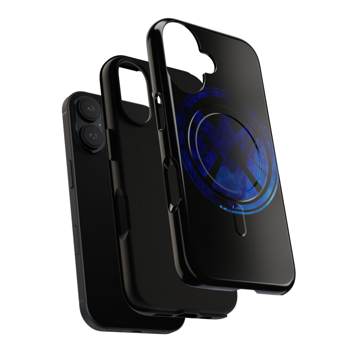 Superhero Shield Logo Magnetic Tough Phone Case - Layers