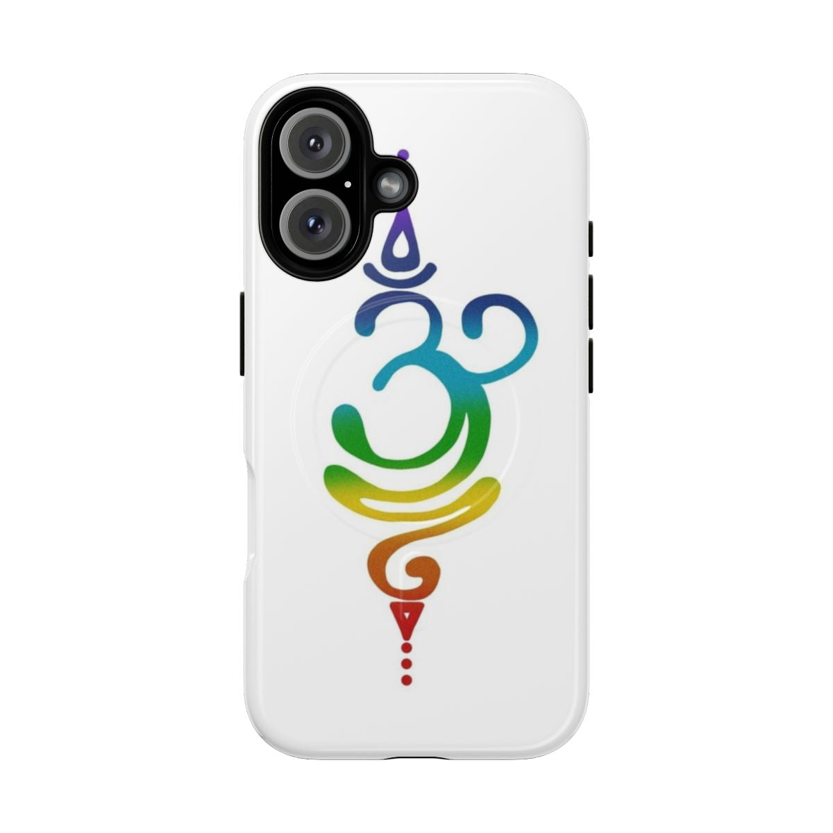 Sanskrit Breathe Magnetic Phone Case with Spiritual Imagery