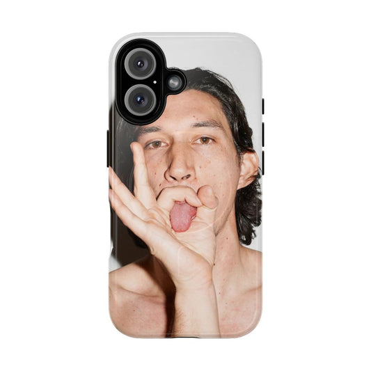 A selection of stylish phone cases featuring Adam Driver, the acclaimed actor known for his roles as Kylo Ren in Star Wars and other popular characters.