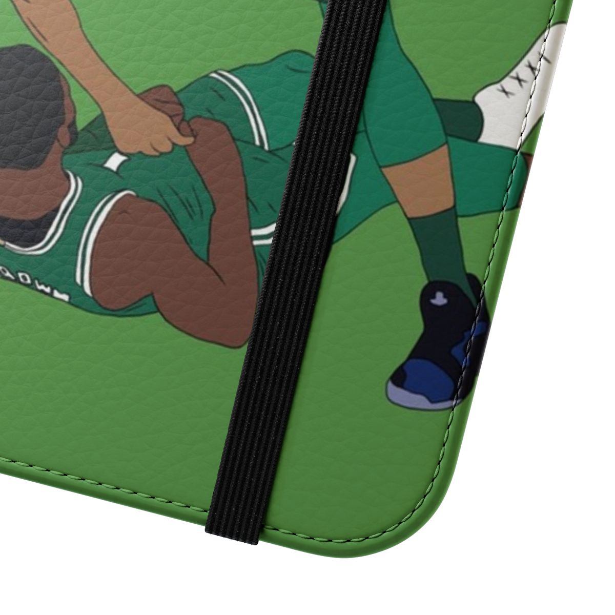 Flip cover phone case featuring Jaylen Brown and Jayson Tatum of the Boston Celtics - Close Up