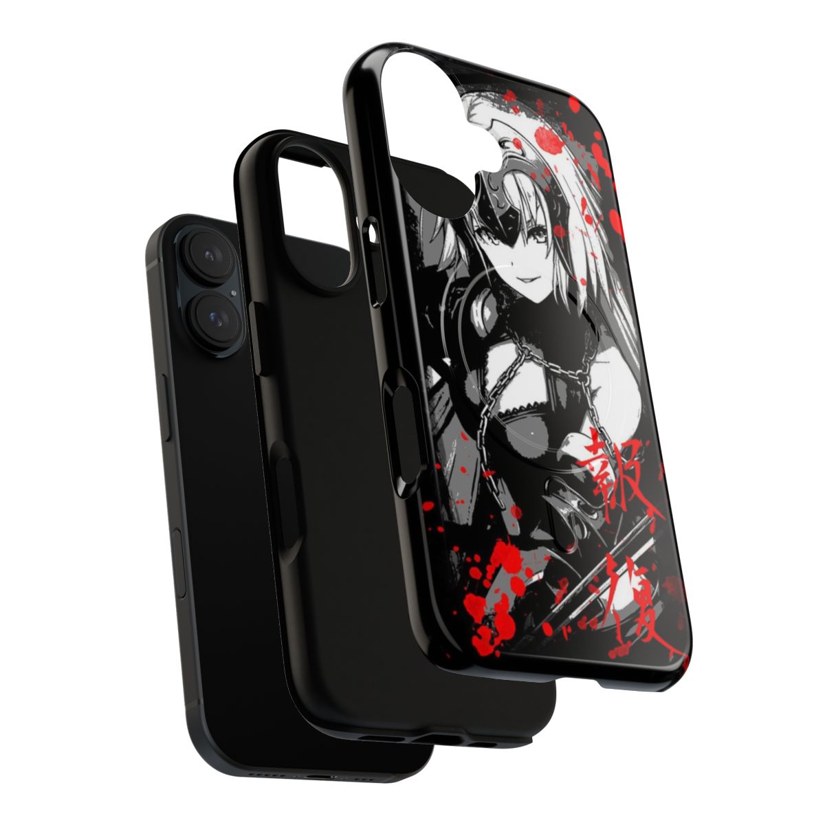 Fate-inspired Jeanne d'Arc magnetic phone case - Layers