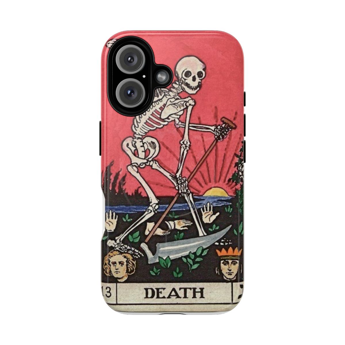 Tarot card death magnetic tough phone case