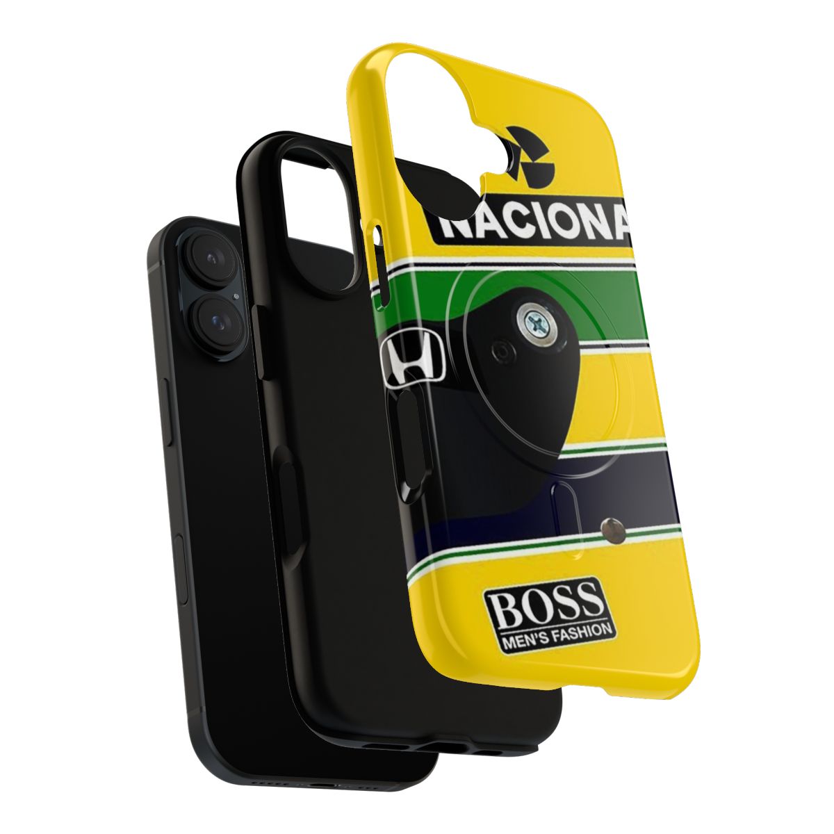 Ayrton Senna inspired magnetic tough phone case - Layers