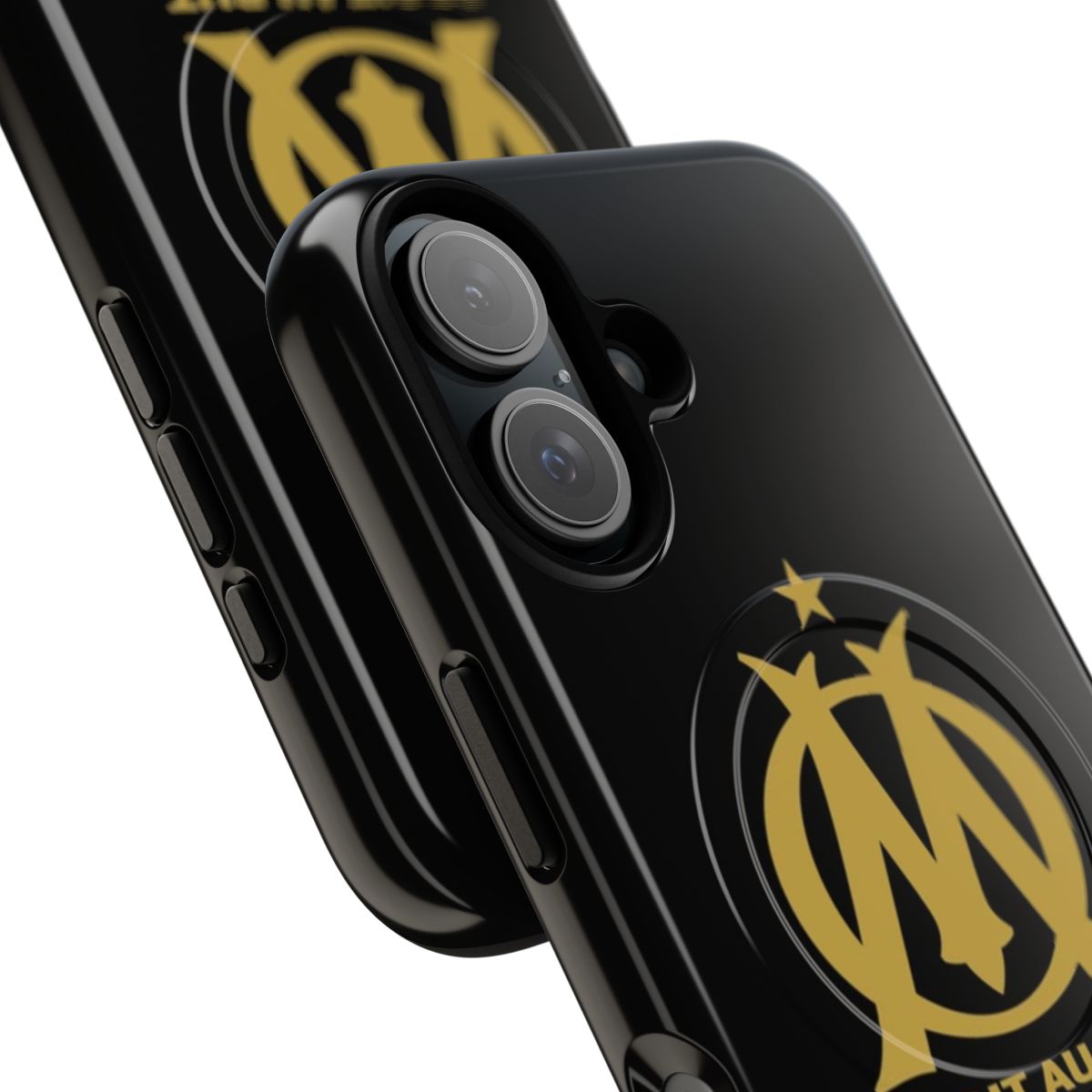 Magnetic tough phone case featuring the Marseille football club logo - Detail