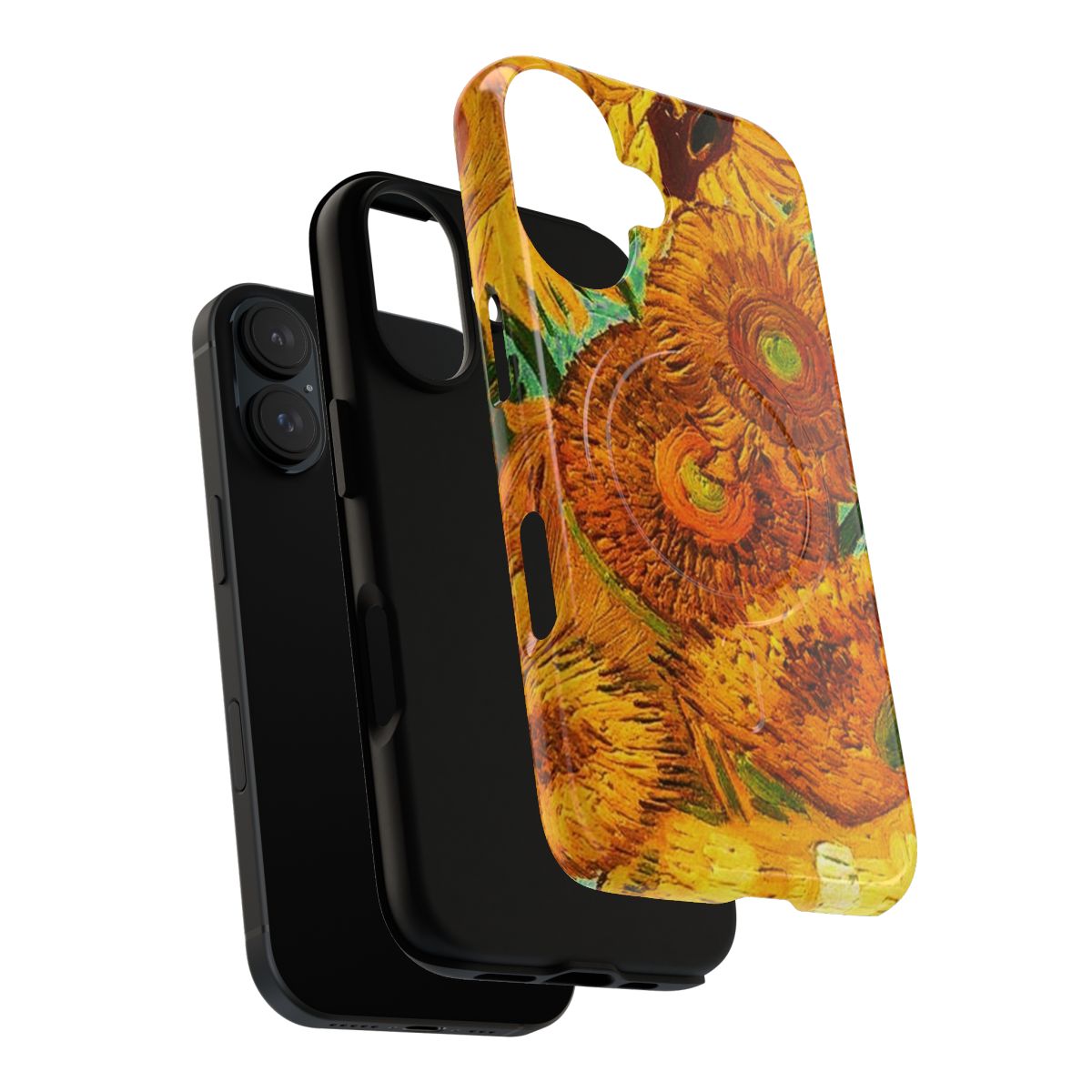 Artistic phone case featuring designs inspired by the iconic paintings of Vincent van Gogh - Layers