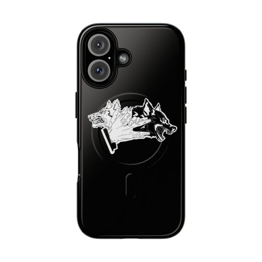 Magnetic tough phone case featuring divine dogs from the anime Jujutsu Kaisen