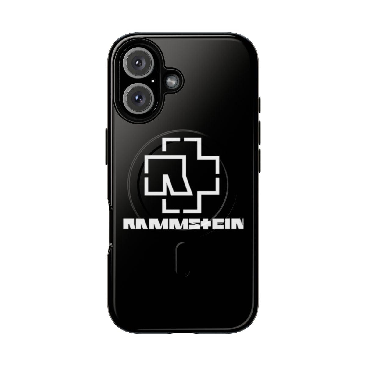 Tough phone case with heavy metal music design