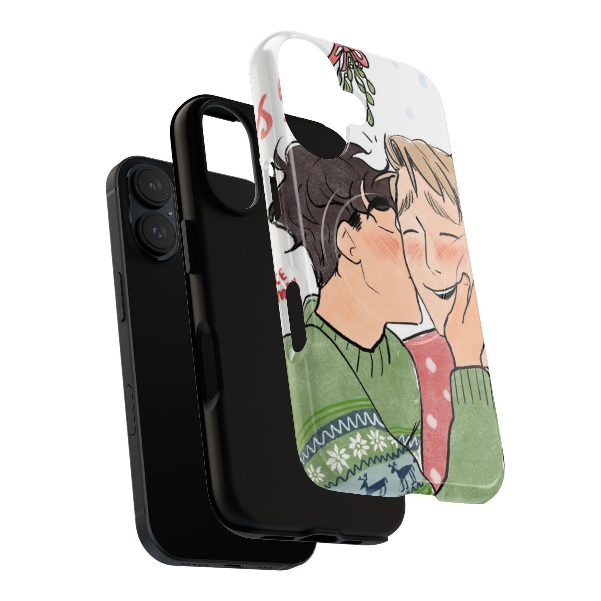 Heartstopper-inspired magnetic phone case with a durable, festive design - Layers