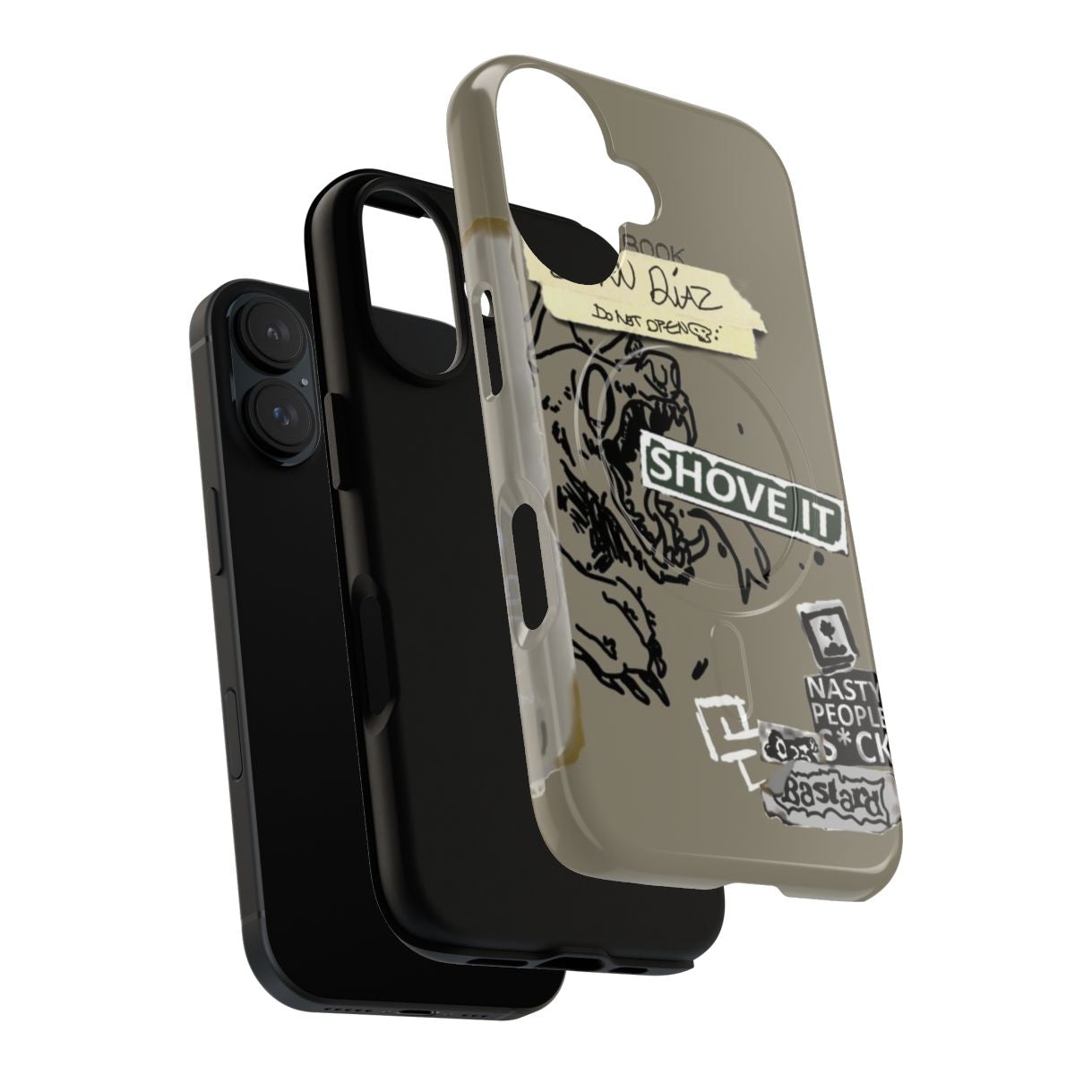 Magnetic phone case featuring artwork inspired by the characters and themes of Life is Strange 2 - Layers