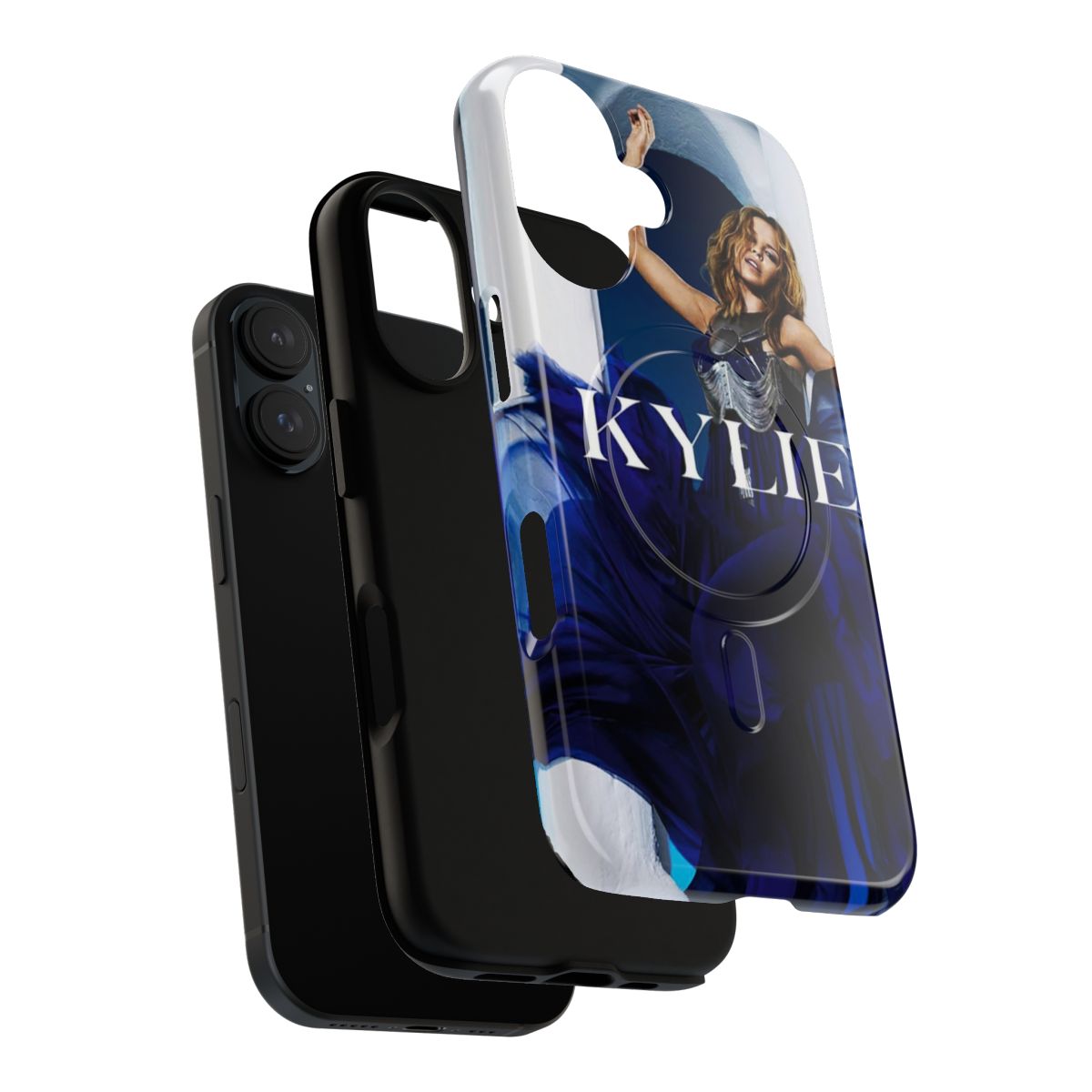 Fashionable magnetic phone case with a design inspired by the music of Kylie Minogue. - Layers