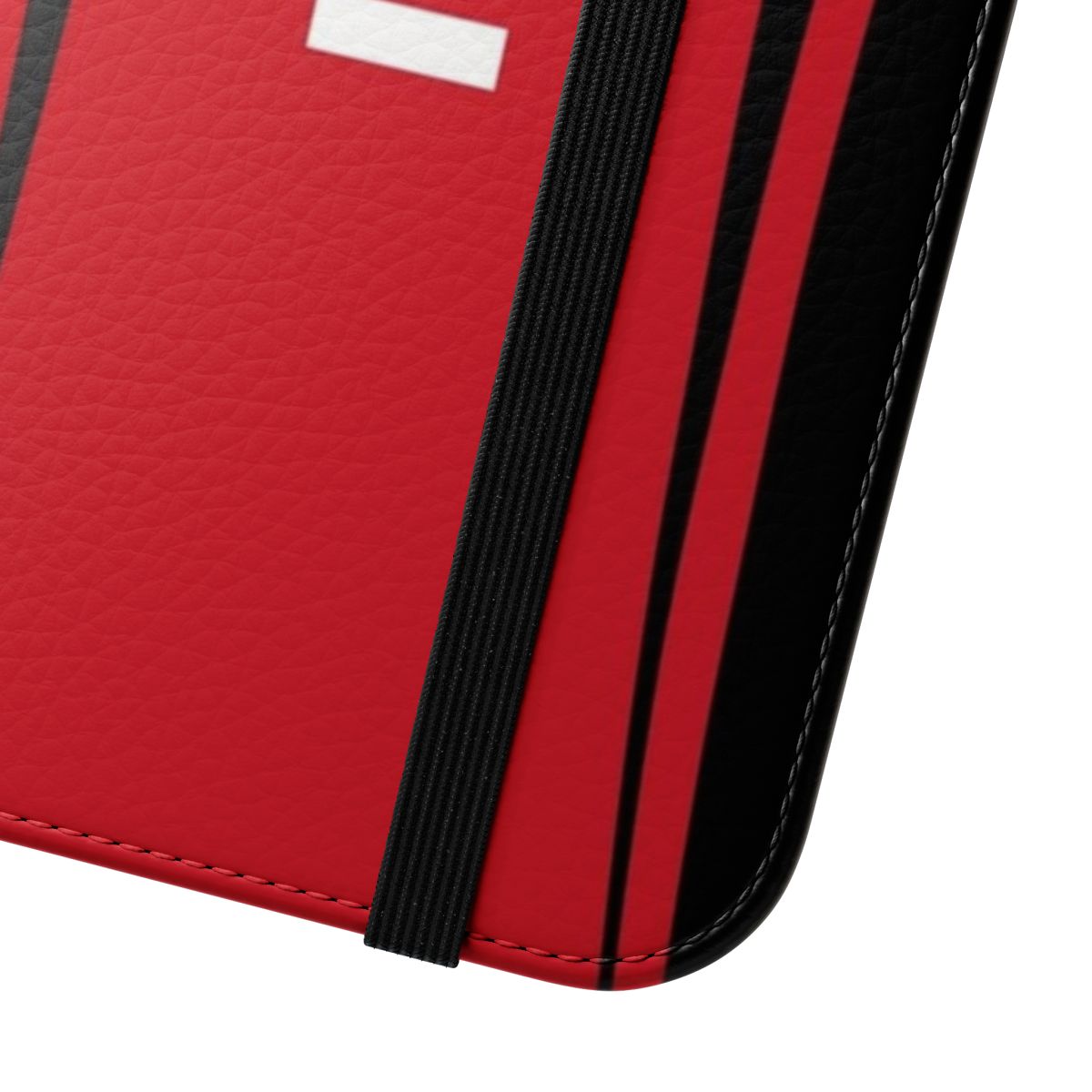 Nekoma High School jersey-inspired flip cover phone case featuring Kuroo Tetsurou - Close Up