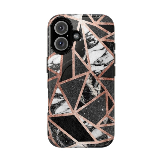 Marble Geometric Triangle Phone Case