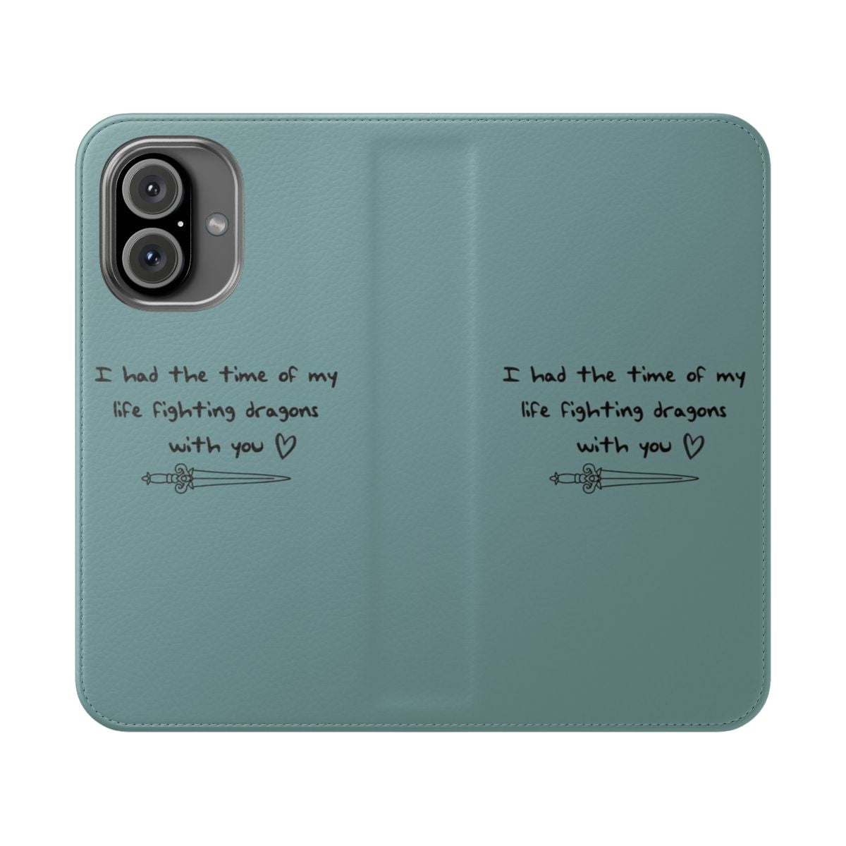 Flip cover phone case featuring Taylor Swift's "Long Live" lyrics in her handwriting