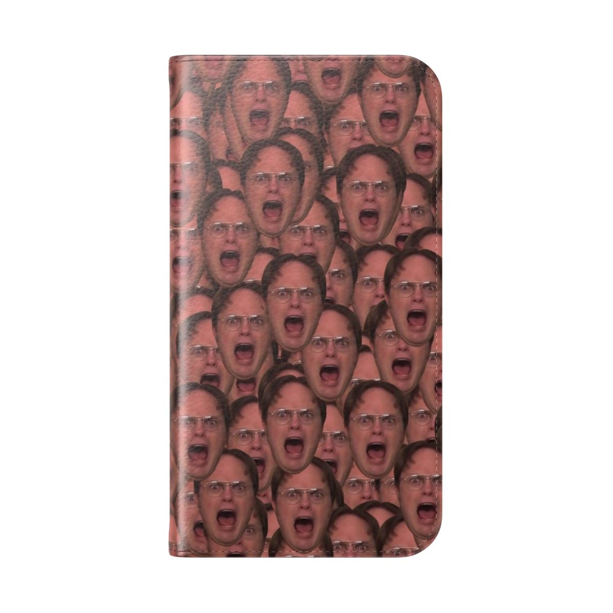 Dwight Schrute from The Office (U.S.) inspired flip cover phone case - Folded Back