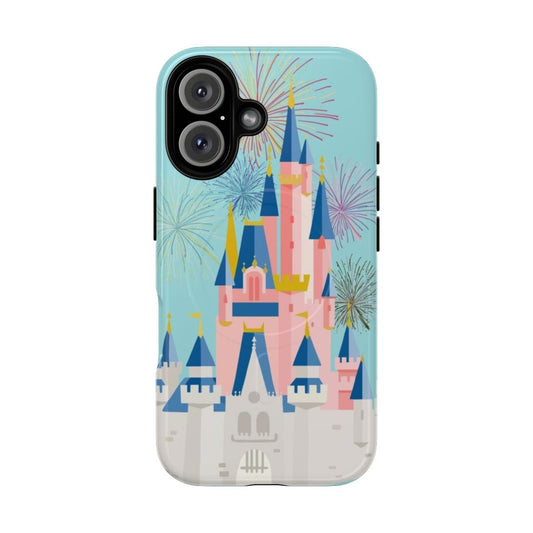 Enchanting fairytale castle phone case featuring a magical castle design