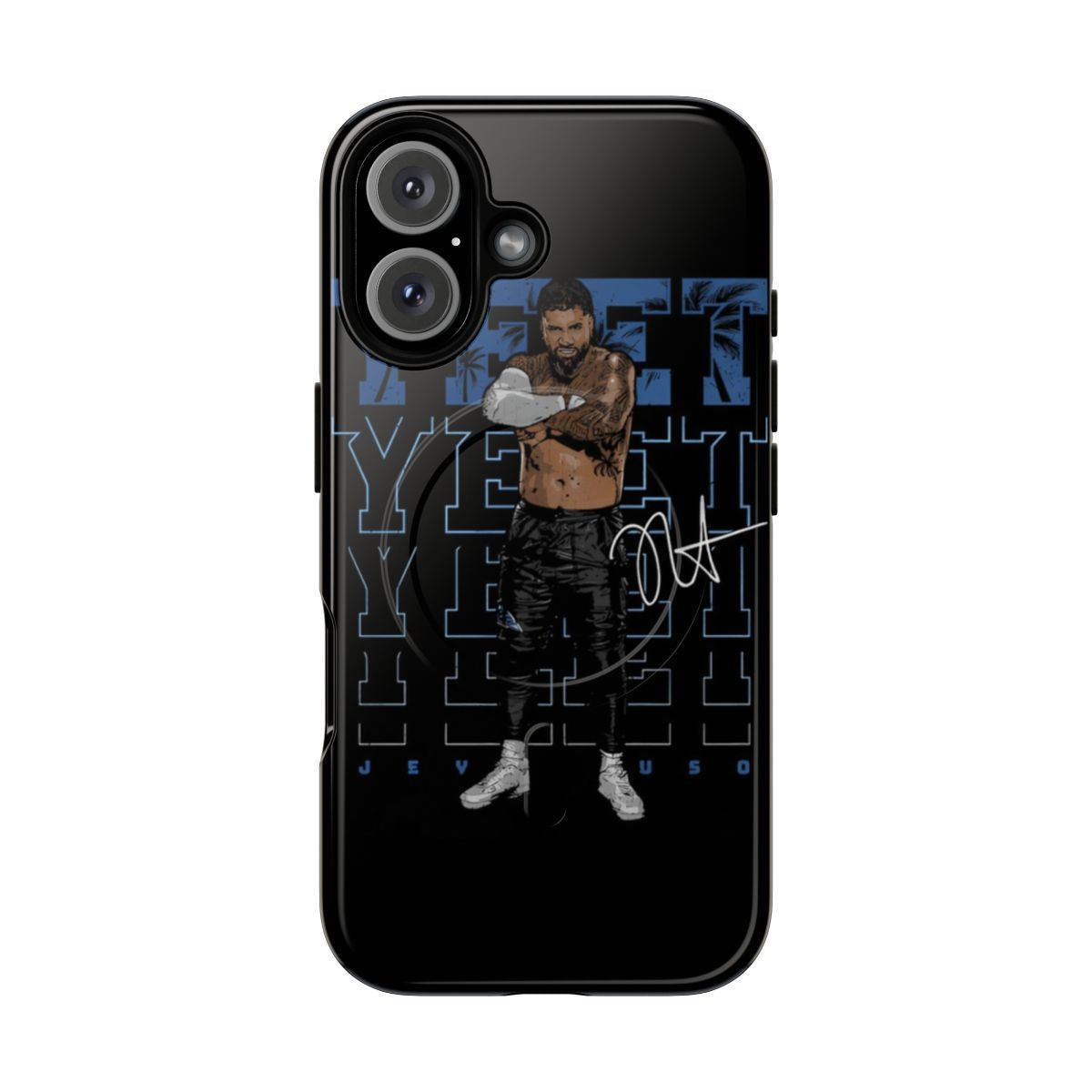 Jey Uso-inspired magnetic tough phone case for sports fans