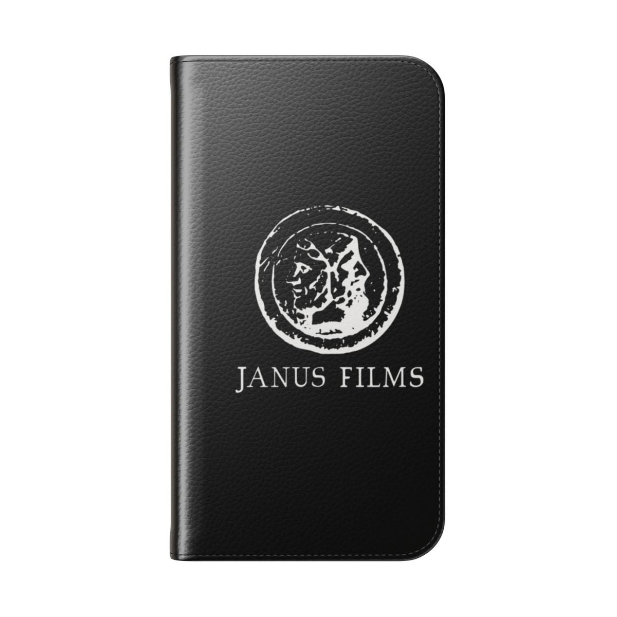 Flip phone case featuring classic cinema designs and directors - Folded Back