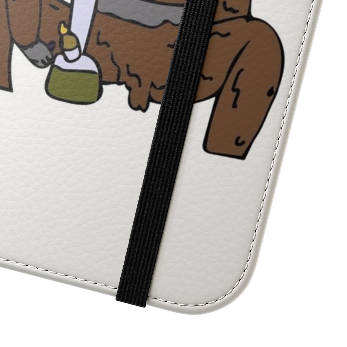 Sassy the Sasquatch Druggo Funny Phone Case - Close Up