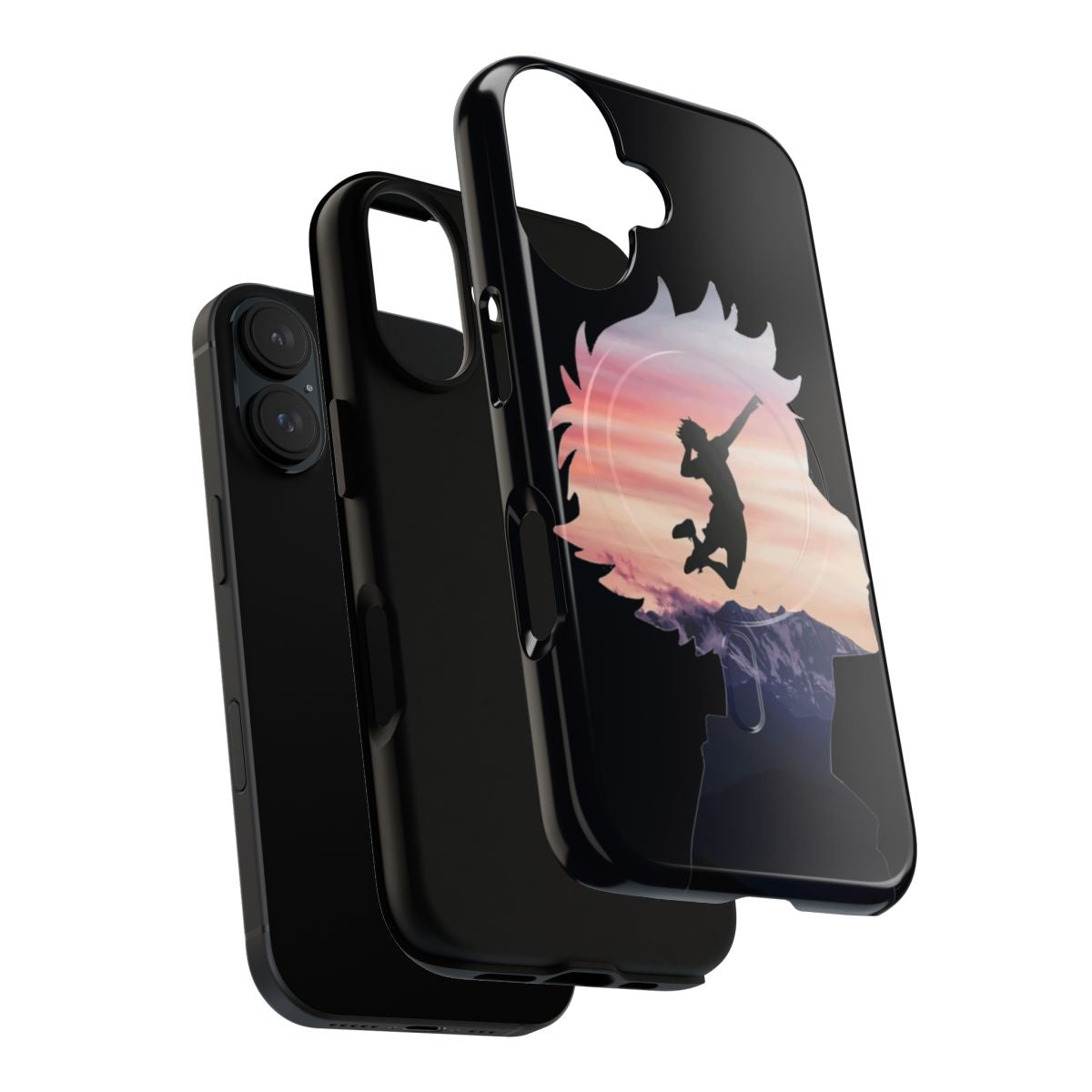 Haikyuu-inspired phone case featuring characters Hinata Shoyo, Kageyama Tobio, and others - Layers