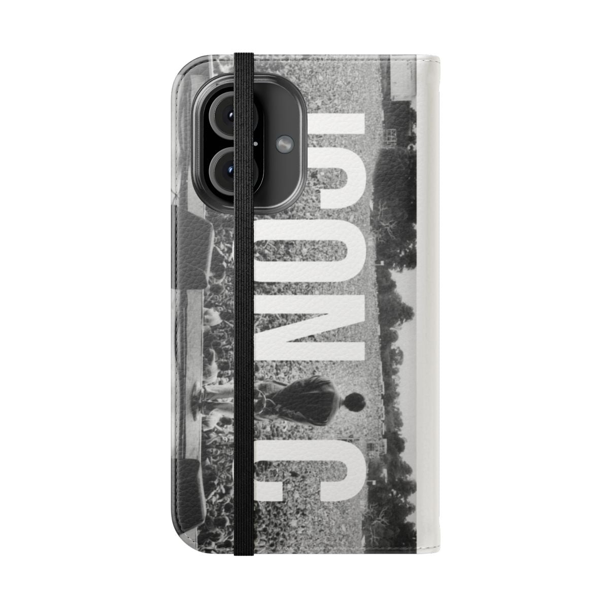 Oasis Knebworth Gig Inspired Flip Cover Phone Case - Folded Front