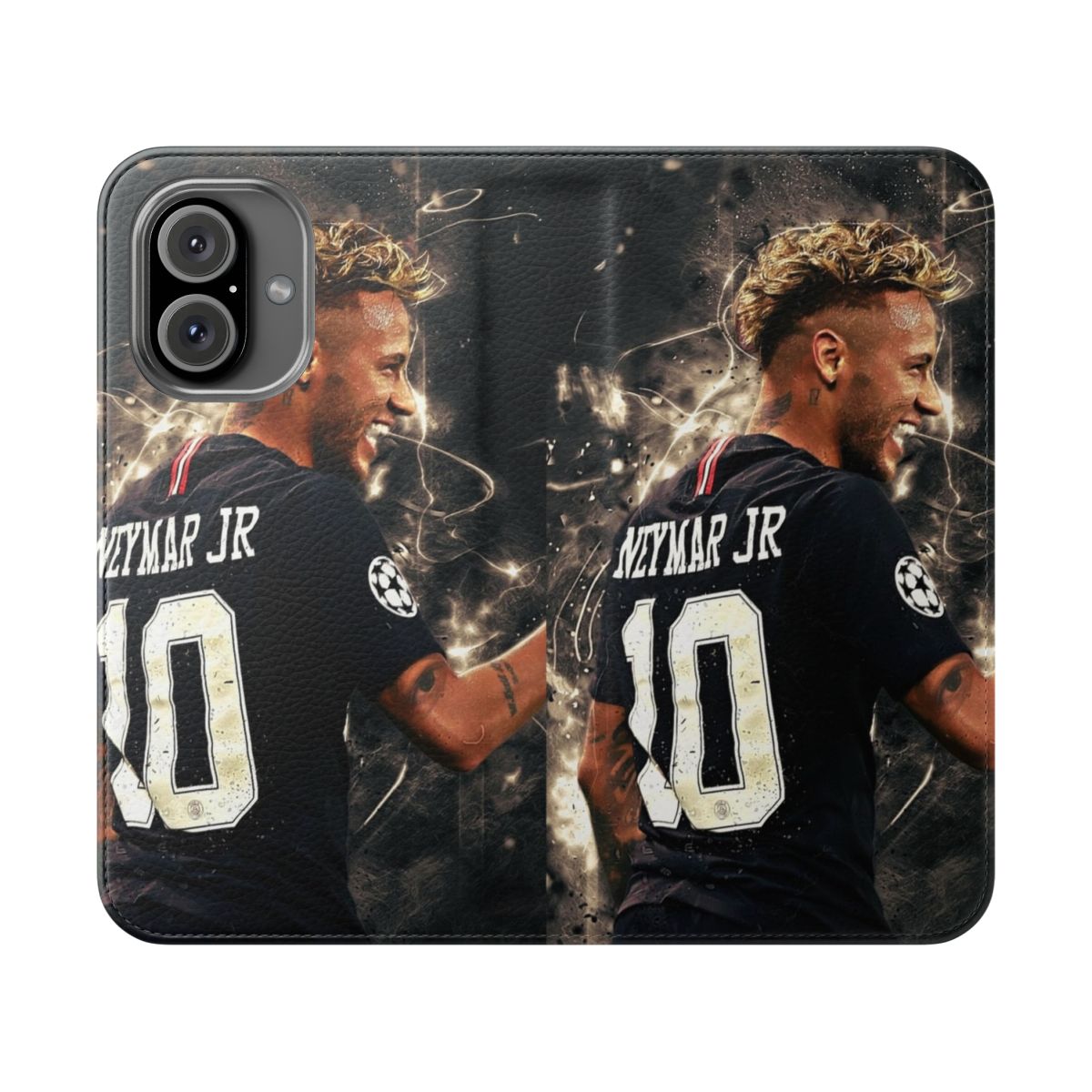 Stylish phone case featuring the iconic image of Brazilian soccer player Neymar Jr.