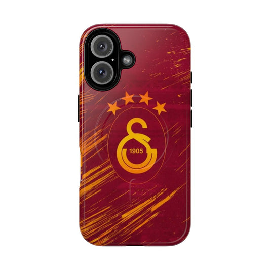 Galatasaray-inspired magnetic tough phone case with vivid design