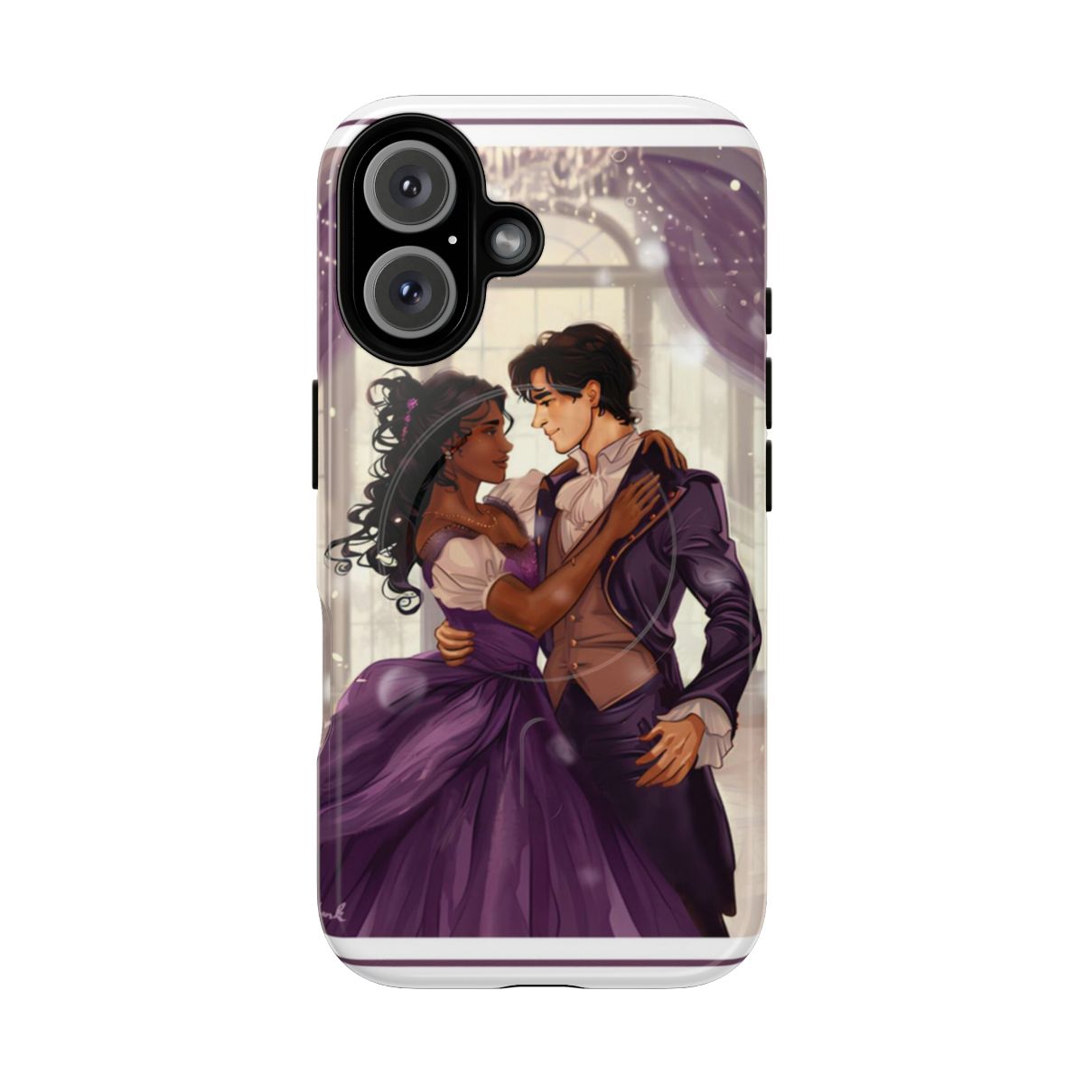 Bridgerton-inspired magnetic tough phone case featuring Kate and Anthony, the beloved Bridgerton couple