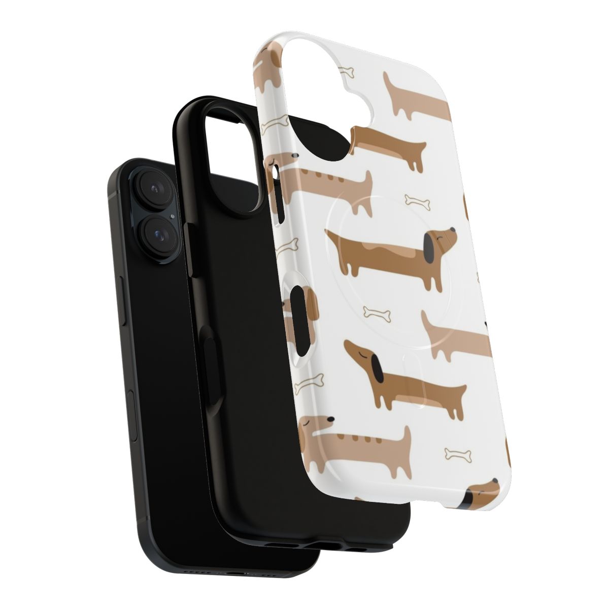 Dachshund Magnetic Tough Phone Case - Layers