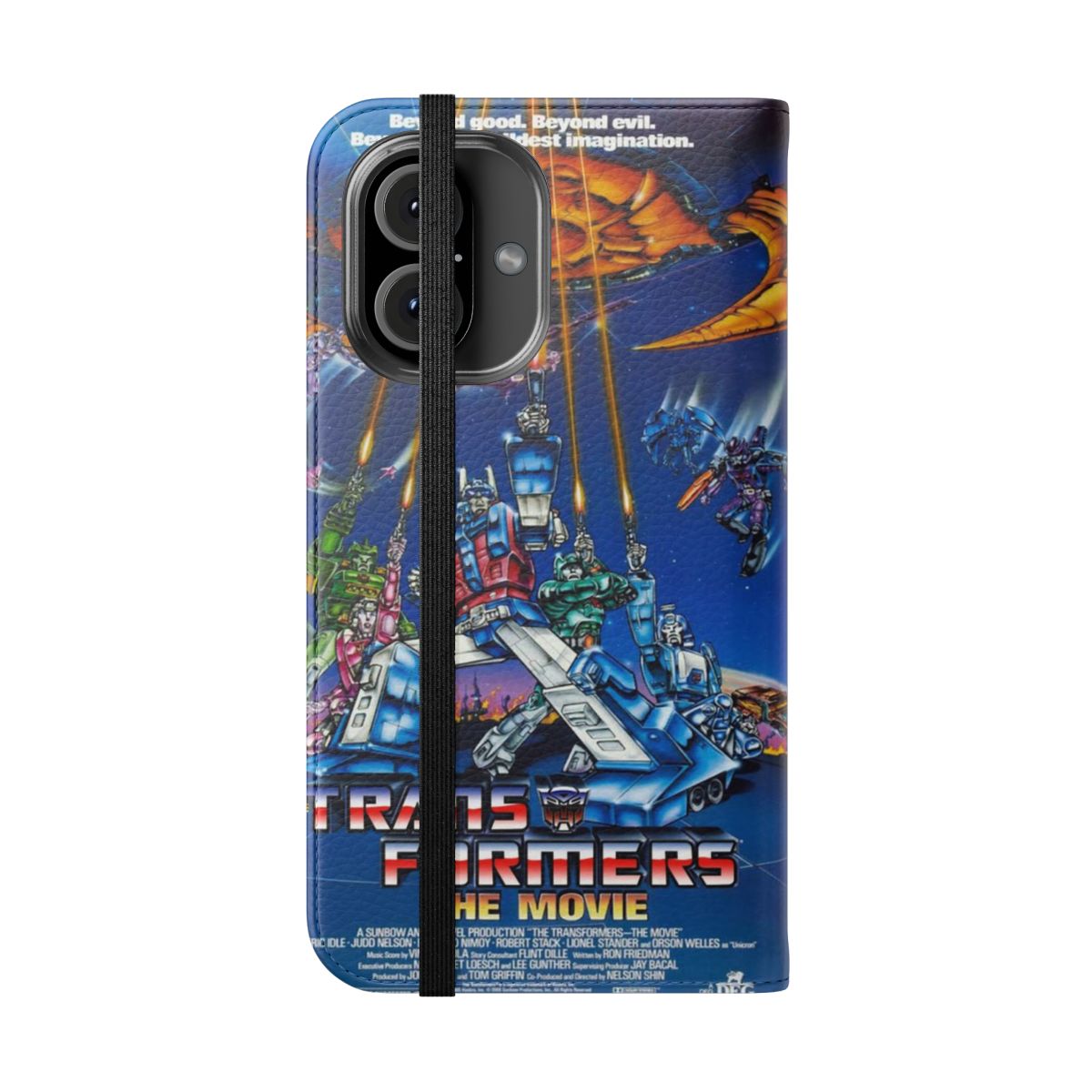 Retro Transformers G1 Movie Art Phone Case - Folded Front