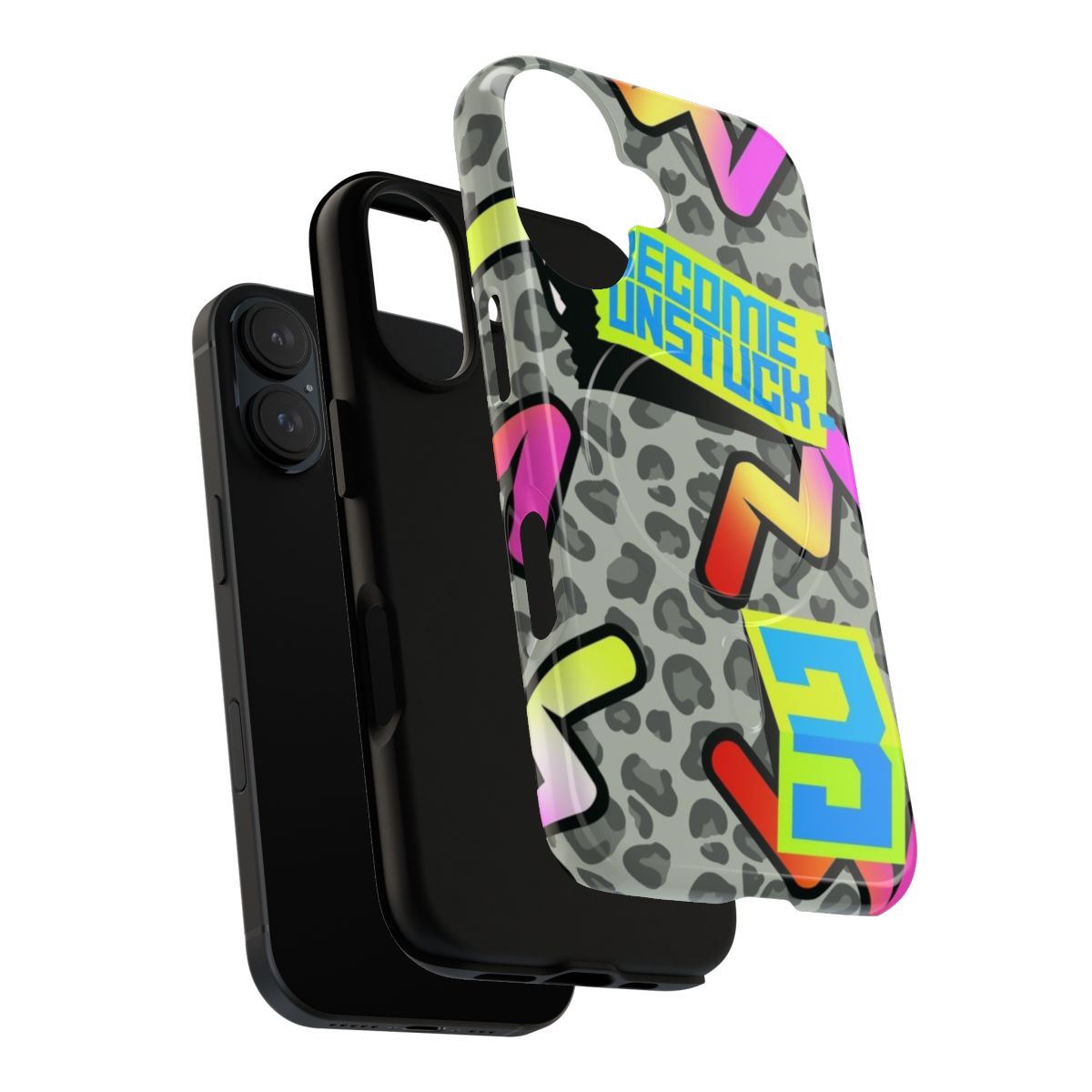 Magnetic tough phone case featuring a design inspired by Formula One driver Daniel Ricciardo - Layers