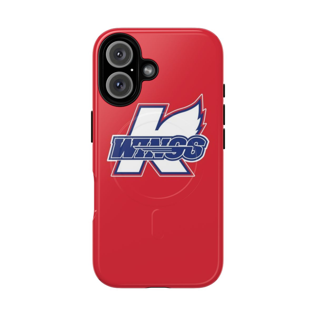 Kalamazoo Wings-themed magnetic tough phone case